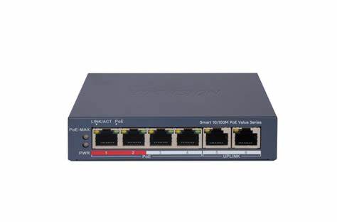 switsh 4ch poe hikvision 